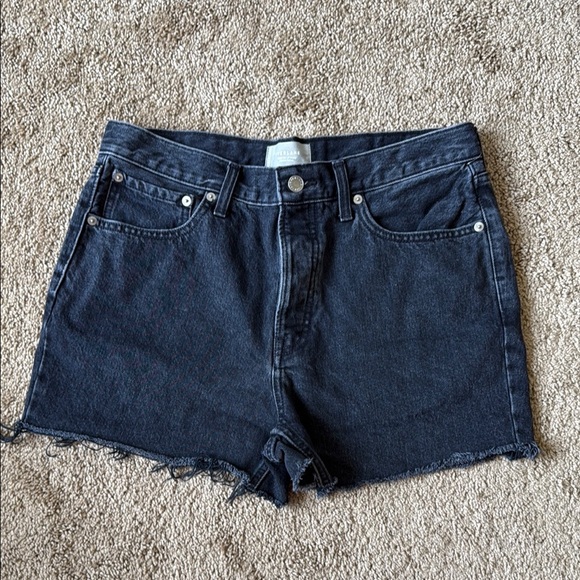 Everlane Pants - Everlane Denim Cut Off Organic Cotton Black Shorts